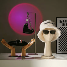 Load image into Gallery viewer, Jelimate Female Colored Velvet Head Mannequin Head Stand Jewelry Sunglasses Mask Scarf Headband Hat Earring Hair Wig Display Head Dress Form

