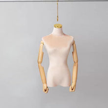 Load image into Gallery viewer, Headless Hanging Female Mannequin Torso Half Body Colored Velvet Mannequin Body Form Display Dress Form Wedding Dress Gown Clothing Store Display Model

