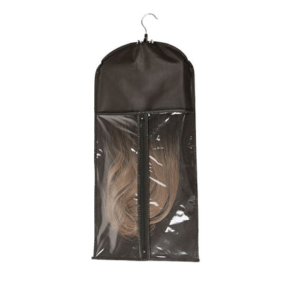 Luxury Pink White Black Wig Storage Bag With Hanger Non Woven Hair Packaging Bag Hair Organizer Wig Dust Cover Bundle Packing Bag Hair Extensions Bags