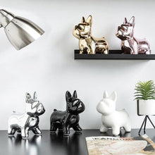 Load image into Gallery viewer, Jelimate Electroplating Dog Mannequin Pet Ornament Colorful Animal French Bulldog Puppy Piggy Bank European Luxury Living Room Decoration

