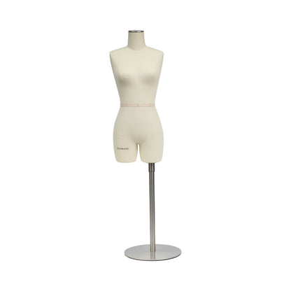 JMSIZE10 Half Scale Female Dress Form For Pattern Making,1/2 Scale Miniature Sewing Mannequin for Women,Mini Tailor Mannequin for Fashion Designer Fashion School Draping Mannequin