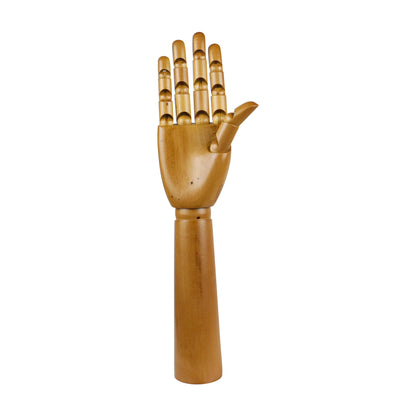 Jelimate Window Display Wooden Mannequin Hand Form,Wood Hand Mannequin Dress Form Stand,Watch Wallet Jewelry Display Hand