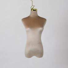 Lade das Bild in den Galerie-Viewer, Headless Hanging Female Mannequin Torso Half Body Colored Velvet Mannequin Body Form Display Dress Form Wedding Dress Gown Clothing Store Display Model
