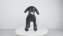 Laden und Abspielen von Videos im Galerie-Viewer, Black Beige Standing Posture Dog Mannequin Outdoor Indoor fashion Animal Display Cute Leather Pet Dog Model Display Dog Ornaments
