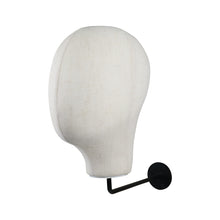 Load image into Gallery viewer, Female Male Wall Mounted Head Mannequin Stand Hat Jewelry Wig Holder Cosplay Hair Wig Display Rack Hair Salon Display Furniture
