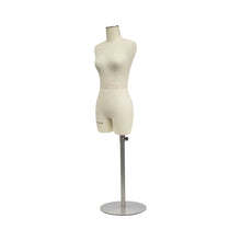 Load image into Gallery viewer, JMSIZE8 Half Scale Female Dress Form For Pattern Making,1/2 Scale Miniature Sewing Mannequin for Women,Mini Tailor Mannequin for Fashion Designer Fashion School Draping Mannequin
