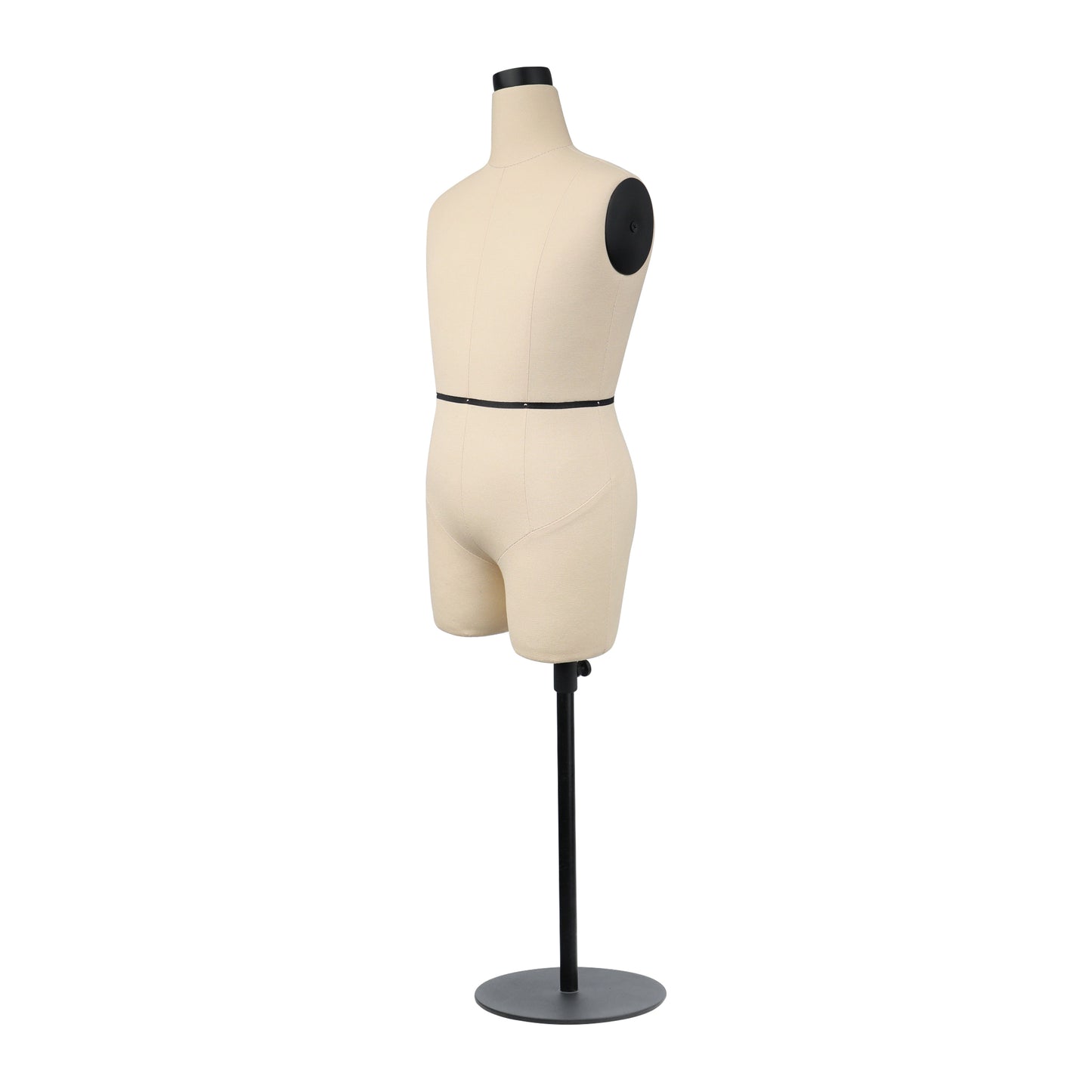 Jelimate Male Half Scale Dress Form For Sewing,Mini Tailor Mannequin for Fashion Designer Pattern Making,Miniature Men Sewing Mannequin for Fashion School Draping Mannequin
