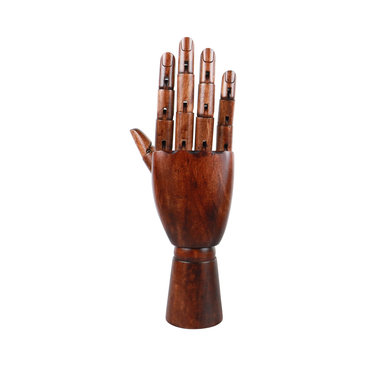 Jelimate Vintage Red Wooden Mannequin Hand Form,Shop Decoration Hand Dress Form,Sunglasses Hat Glove Jewelry Display Hand Model