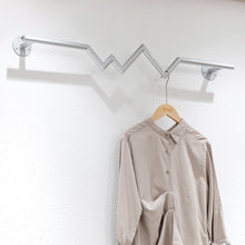 Load image into Gallery viewer, Jelimate Stainless Steel Silver Clothing Rack Wall Mounted Kid Men  Women Clothing Shop Fitting Clothes Display Stand Floor Type Hanging Clothing Rack Display Clothing Shelf
