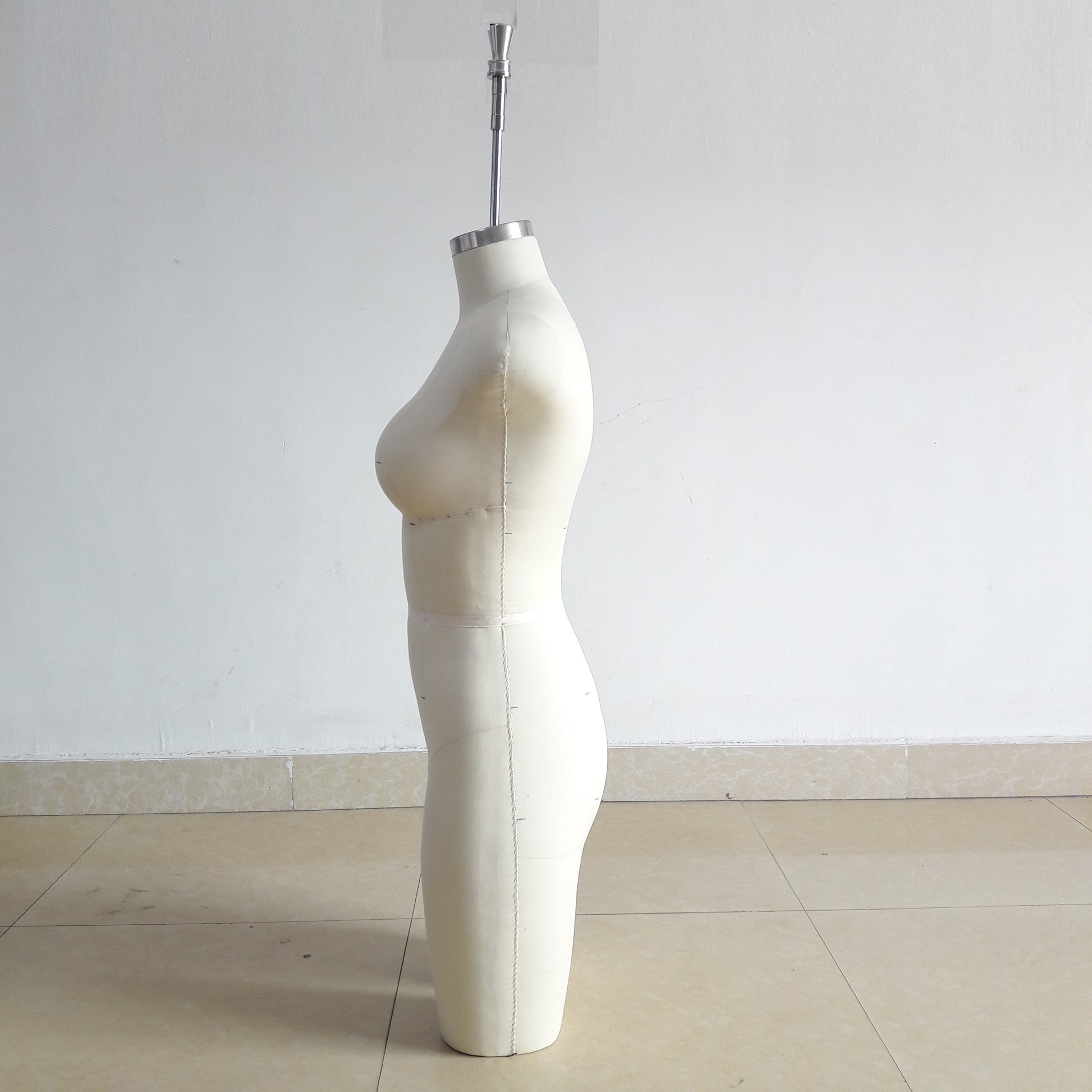 Adult Size Half Body Female Linen Mannequin Stand,clothing Display  Mannequin Torso Dress Form,store Window Fabric Cover Women Model Manikin 