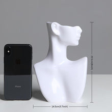 Load image into Gallery viewer, Jelimate jewelry display bust earring mannequin stand,eardrop pendant necklace jewellery display stand,jewelry display hand
