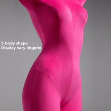 Load image into Gallery viewer, Jelimate Clothing Store Underwear Mannequin Torso Female,Pink Red Velvet Mannequin Bust Hip Body Form,Pant Trouser Bikini Bra Lingerie Dress Form
