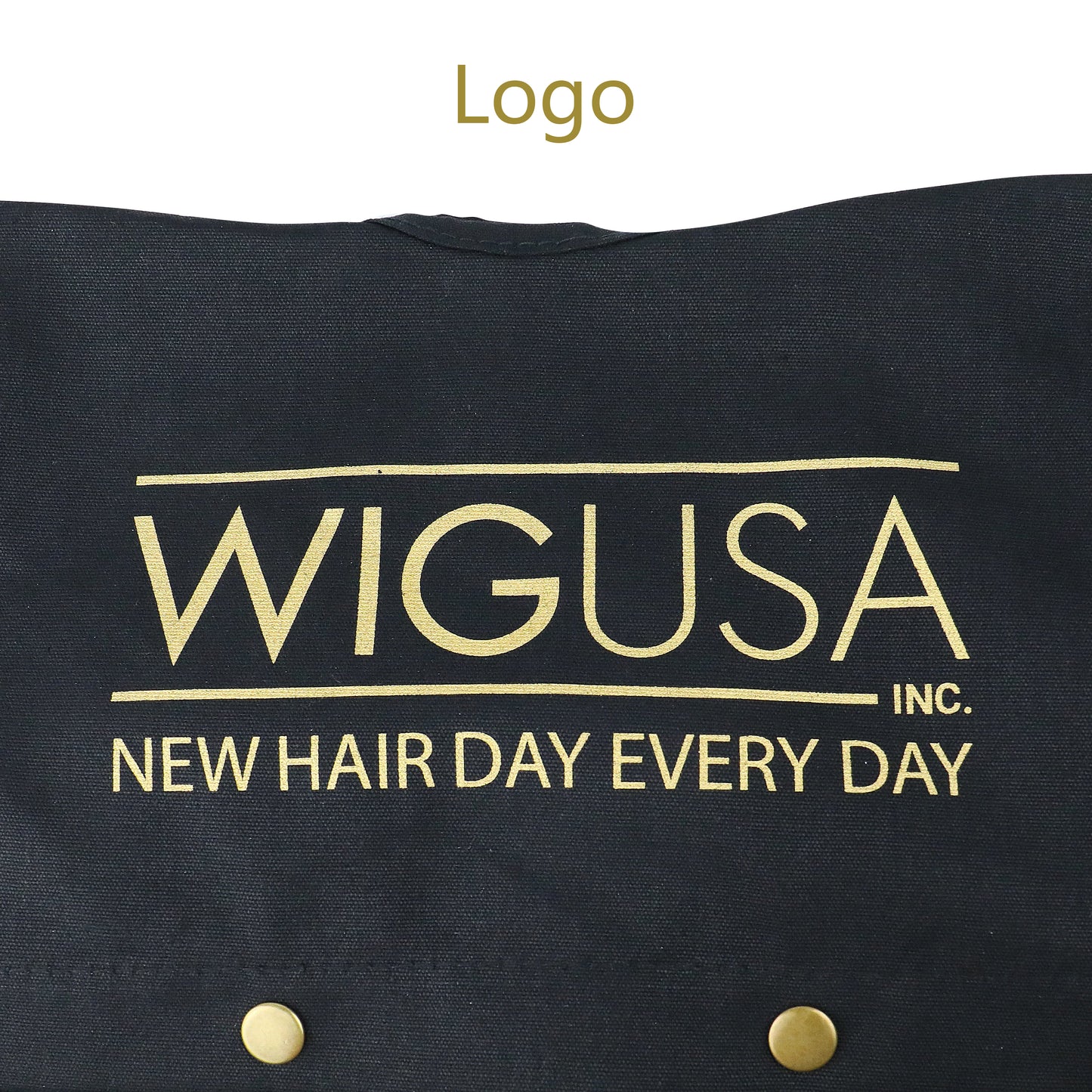 Luxury Custom Logo Cotton Wig Bag With Hanger Custom Design Hair Packaging Bag Wig Dust Cover Cosplay Wigs Storage Bag Hair Extensions Bags Private Label