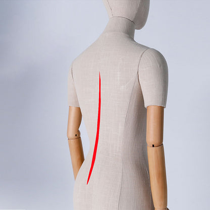 Jelimate High End Wedding Dress Mannequin Torso Female Colorful Linen Dress Form Torso Clothing Store Window Display Mannequin Upper Body Women Model