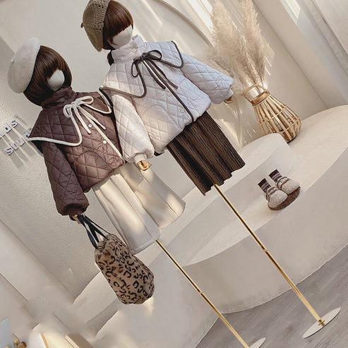 Jelimate Fashion Silver Clothing Rack Wall,Clothing Store Clothing Display Stand,Boutique Decoration Clothing Shop Shelf,Metal Garment Display Rack