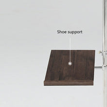 Load image into Gallery viewer, Gray Male Half Body Dress Form Mannequin Torso with Wooden Hands Men Fabric Mannequin Stand Pant Shoe Bag Clothes Display Rack

