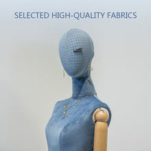 Lade das Bild in den Galerie-Viewer, Jelimate Window Shop Display Mannequin Female Body,Colorful Velvet Mannequin Torso Stand,Sexy Waist Clothing Display Dress Form Manikin Head

