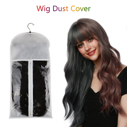 Luxury Pink White Black Wig Storage Bag With Hanger Non Woven Hair Packaging Bag Hair Organizer Wig Dust Cover Bundle Packing Bag Hair Extensions Bags