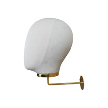 Load image into Gallery viewer, Female Male Wall Mounted Head Mannequin Stand Hat Jewelry Wig Holder Cosplay Hair Wig Display Rack Hair Salon Display Furniture
