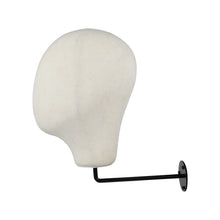 Load image into Gallery viewer, Female Male Wall Mounted Head Mannequin Stand Hat Jewelry Wig Holder Cosplay Hair Wig Display Rack Hair Salon Display Furniture
