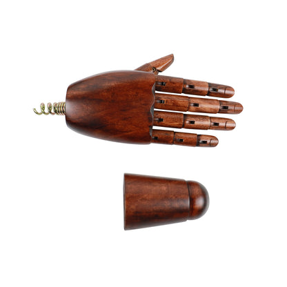 Jelimate Vintage Red Wooden Mannequin Hand Form,Shop Decoration Hand Dress Form,Sunglasses Hat Glove Jewelry Display Hand Model