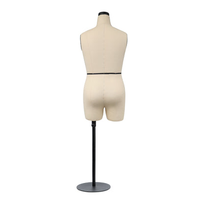 Jelimate Male Half Scale Dress Form For Sewing,Mini Tailor Mannequin for Fashion Designer Pattern Making,Miniature Men Sewing Mannequin for Fashion School Draping Mannequin