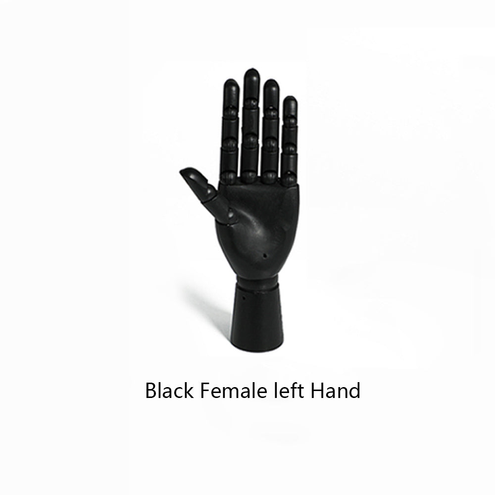 Jelimate Vintage Female Mannequin Hand Stand,Movable Wooden Mannequin Hand Form,Gloves Ring Jewelry Display Hand