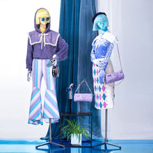 Load image into Gallery viewer, Jelimate Luxury Half Body Female Display Dress Form,Colorful Velvet Mannequin Torso,Window Display Gold Mannequin Hand,Manikin Head For Wig
