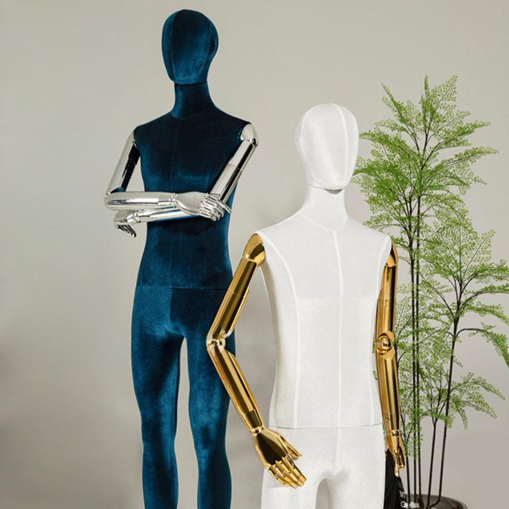 Jelimate Luxury Window Dress Form Male Mannequin Torso Stand,Half Body –  JELIMATE