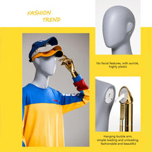 Lade das Bild in den Galerie-Viewer, Luxury Half Body Male Dress Form Sport Mannequin Hat Jewelry Wig Sunglasses Clothes Display Mannequin Stand Men Suit Mannequins
