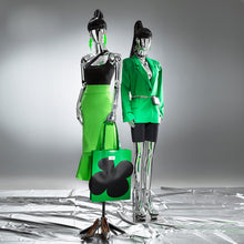 Load image into Gallery viewer, Jelimate Luxury Chrome Gold Standing Sitting Female Mannequin Full Body,Half Body Women Torso Dress Form,Wedding Dress Clothing Display Dress Form
