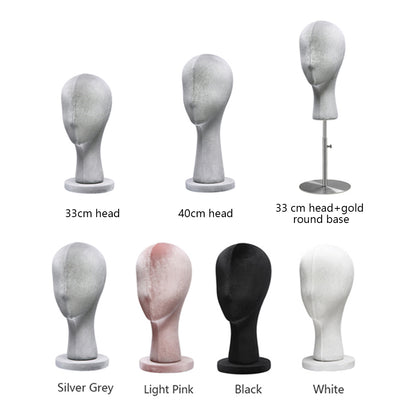 Half Body Female Colored Velvet Mannequin Torso Clothing Store Upper Body Fashion Lady Display Dress Form Torso Silver Mannequin Hand Wig Head Dummy