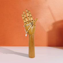 Load image into Gallery viewer, Jelimate Window Display Wooden Mannequin Hand Form,Wood Hand Mannequin Dress Form Stand,Watch Wallet Jewelry Display Hand
