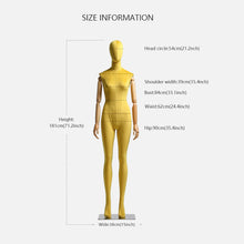 Load image into Gallery viewer, Jelimate Adult Female Mannequin Full Body Wooden Arms Colorful Velvet Mannequin Torso Wedding Dress Clothing Display Dress Form Stand Manikin
