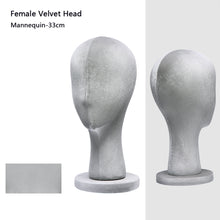 Load image into Gallery viewer, Male Half Body Display Dress Form Velvet Fabric Mannequin Torso With Silver Gold Hands Fashion Window Wig Clothing Mannequin Head Manikin
