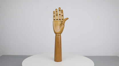 Jelimate Window Display Wooden Mannequin Hand Form,Wood Hand Mannequin Dress Form Stand,Watch Wallet Jewelry Display Hand