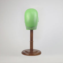 Load and play video in Gallery viewer, Female Male Head Mannequin with Wooden Stand Matte Glossy Head Dress Form Wig Manikin Head Hat Holder Accessories Display Head
